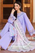 Farasha | Summer Weaves Embroidered Lawn | Lavender Dew - by - Libasekhas UK - Registered Vendor of : Farasha - 100% Original Designer Dresss