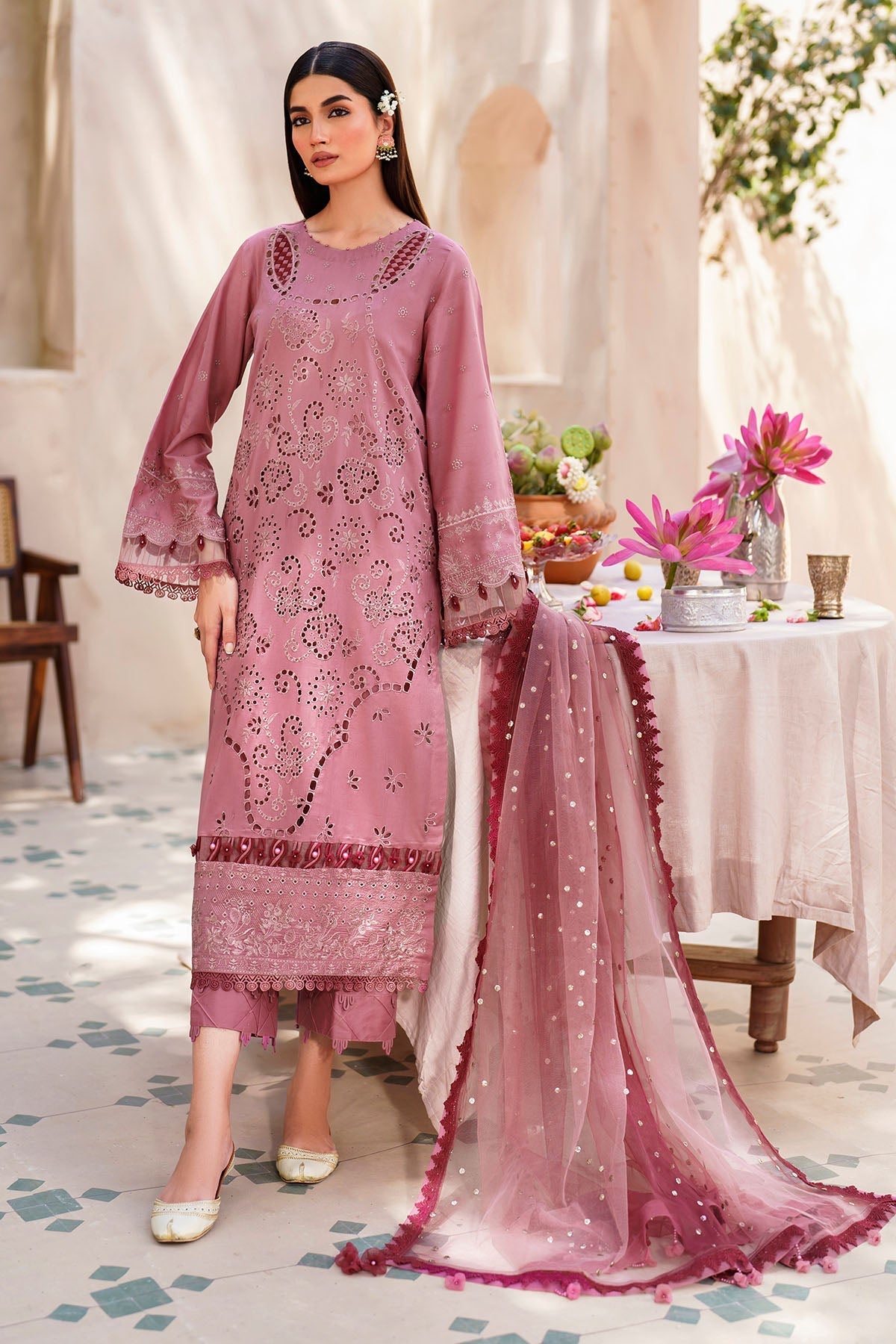 Nureh | Bazaar Lawn | NS - 136 - by - Libasekhas UK - Registered Vendor of : Nureh - 100% Original Designer Dresss