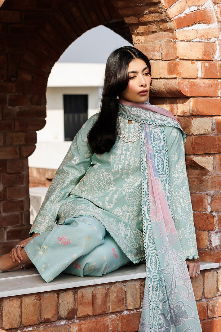 Emaan Adeel | Mirabelle Festive Luxury Lawn | ISOLDE - by Libasekhas UK - Registered Vendor of : Emaan Adeel - 100% Original Designer Dress