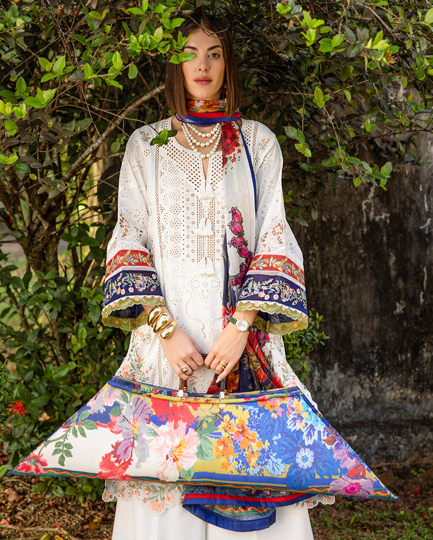 Esmel | Mon Tresor Luxe Lawn 26 | Clair De Lune - by Libasekhas UK - Registered Vendor of : Esmel - 100% Original Designer Dress