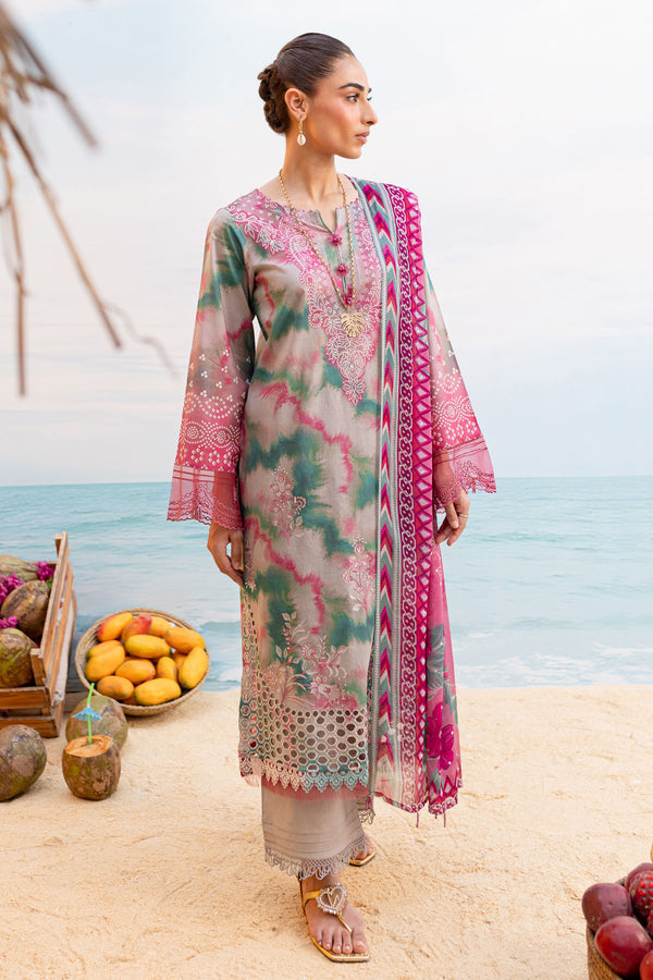 Nureh | Gardenia Lawn 24 | NS-137 A - by - Libasekhas UK - Registered Vendor of : Nureh - 100% Original Designer Dresss