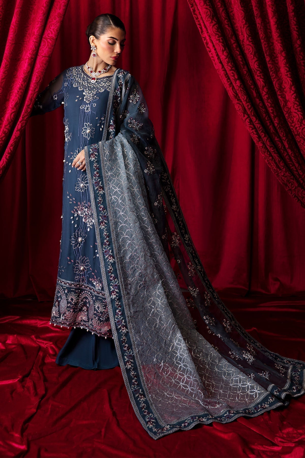 Nureh | Elanora Formal 24 | NEL-52-Cielle - by - Libasekhas UK - Registered Vendor of : Nureh - 100% Original Designer Dresss