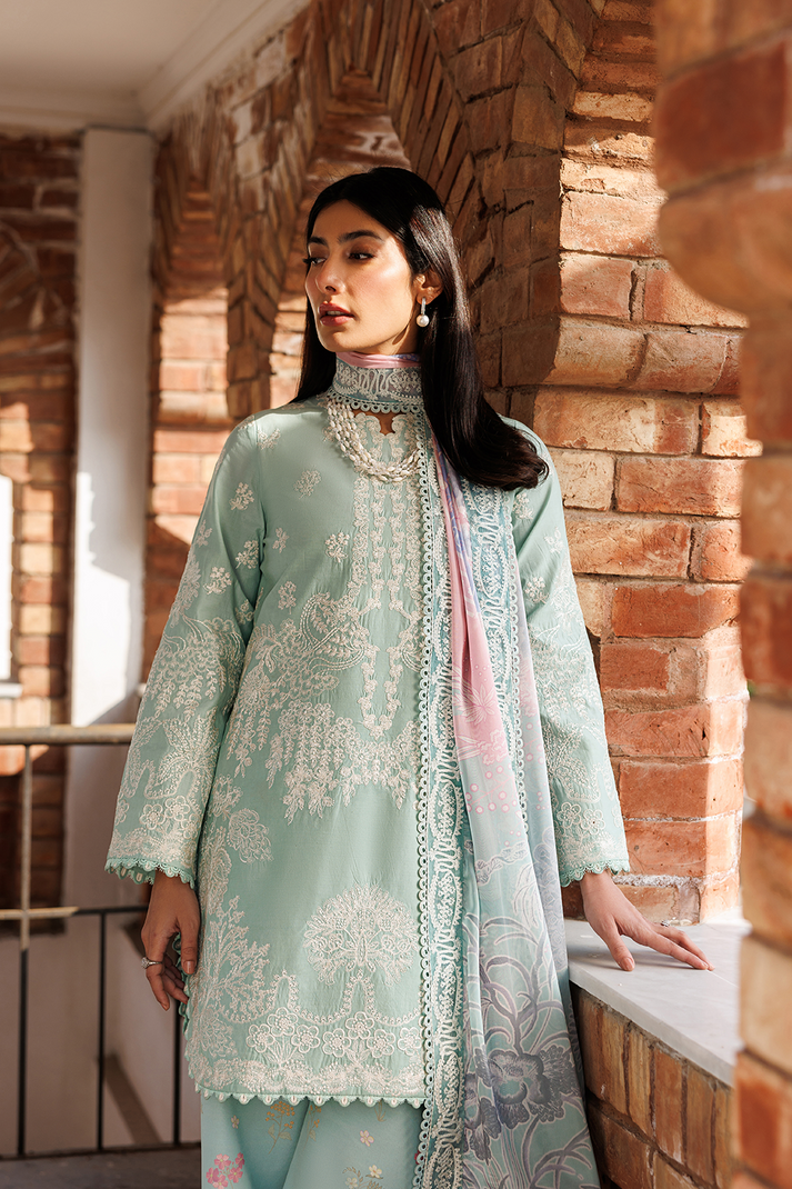 Emaan Adeel | Mirabelle Festive Luxury Lawn | ISOLDE - by Libasekhas UK - Registered Vendor of : Emaan Adeel - 100% Original Designer Dress