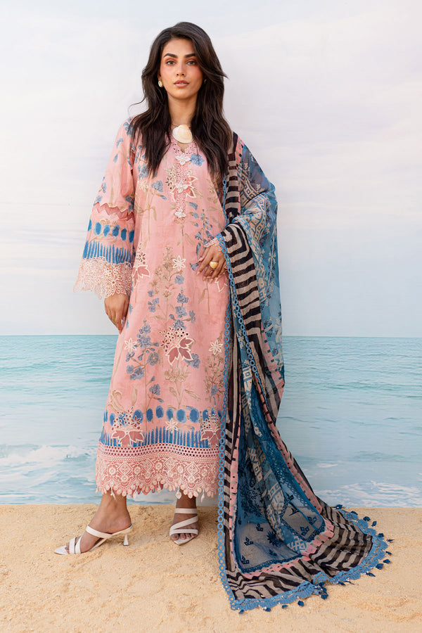 Nureh | Gardenia Lawn 24 | NS-132 A - by - Libasekhas UK - Registered Vendor of : Nureh - 100% Original Designer Dresss