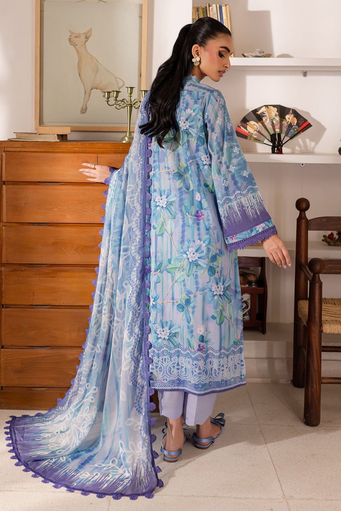 Nureh | Printed Lawn 25 | SP-146 - by - Libasekhas UK - Registered Vendor of : Nureh - 100% Original Designer Dresss