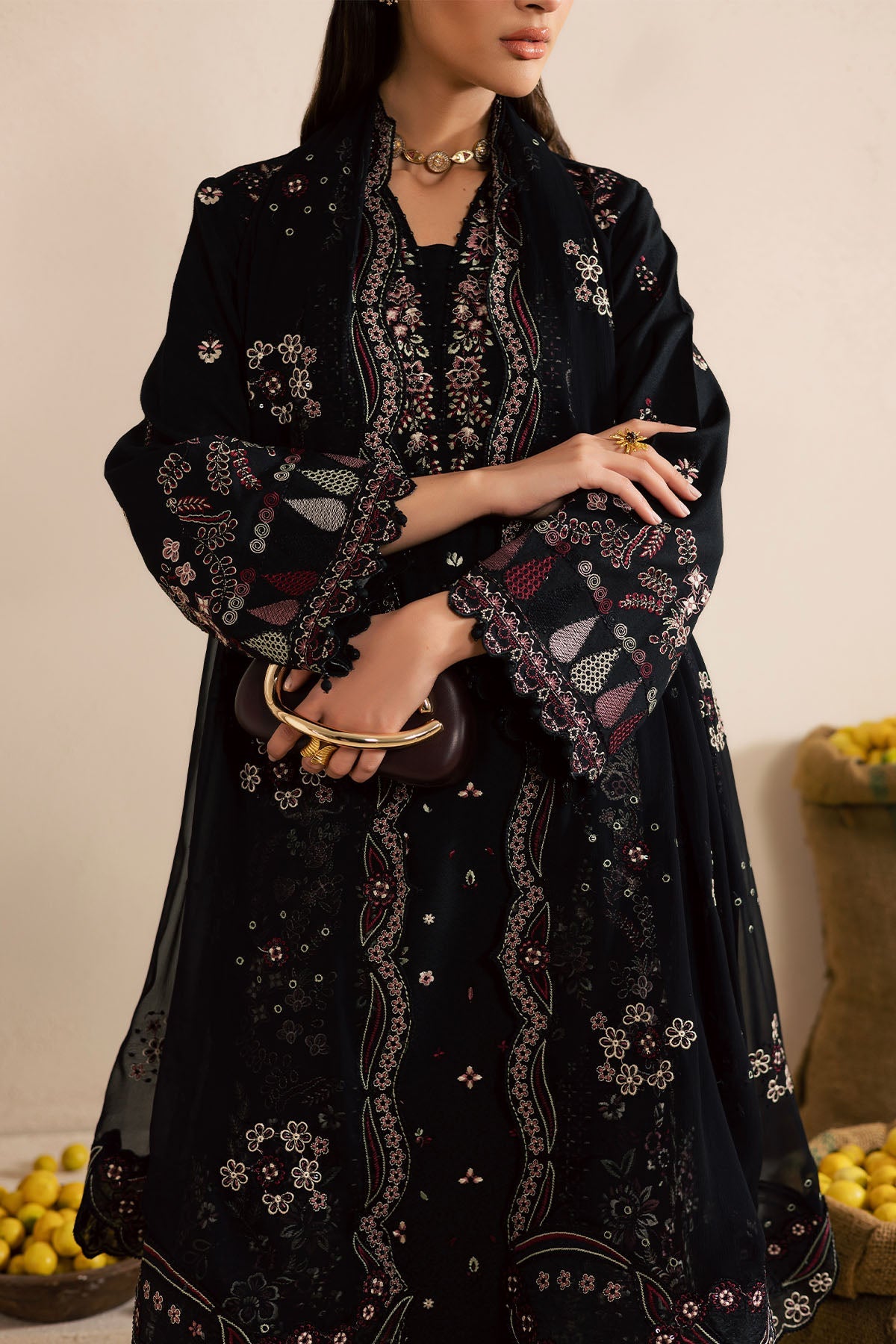 Nureh | Karandi Collection | NE-221 - by Libasekhas UK - Registered Vendor of : Nureh - 100% Original Designer Dress