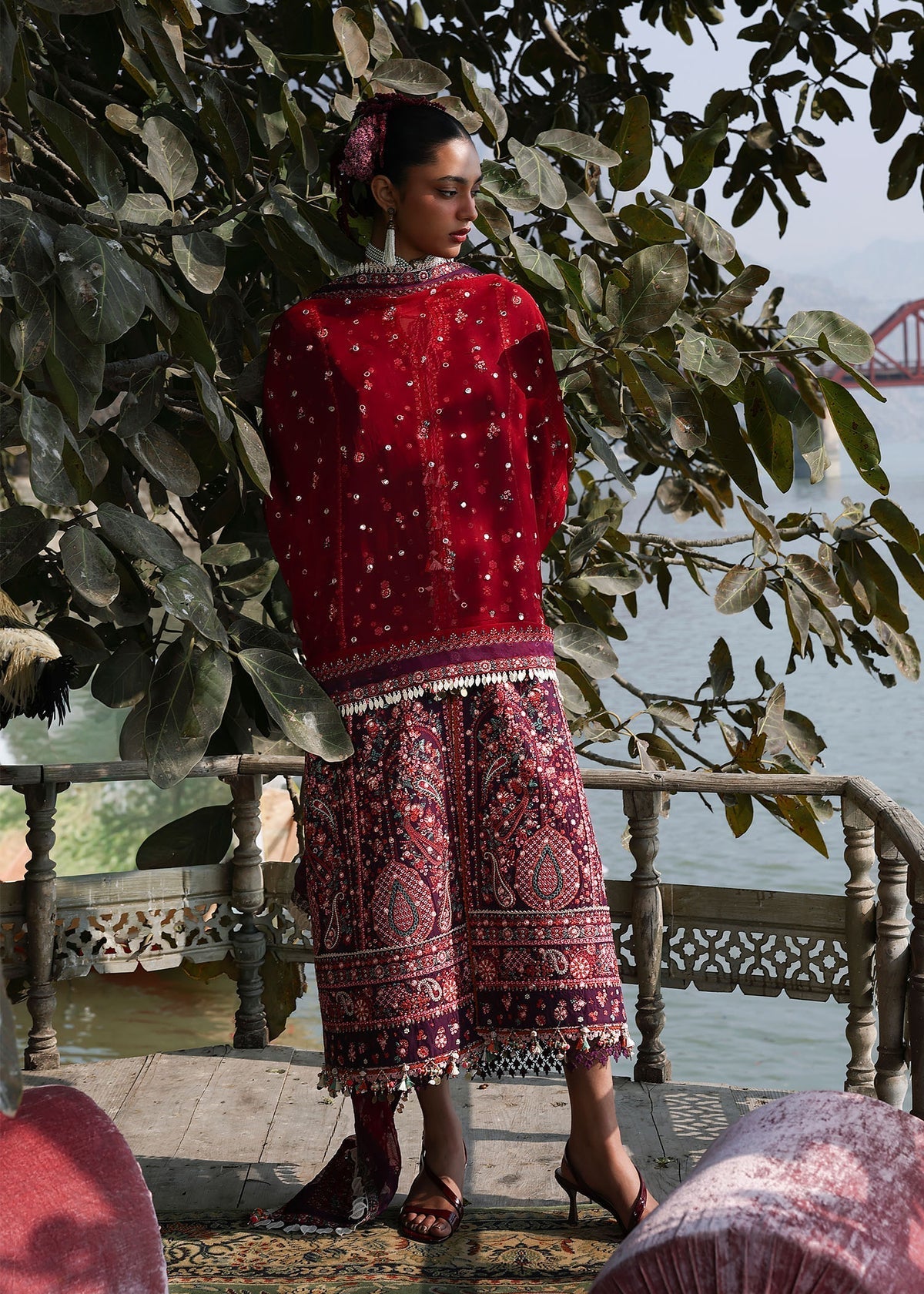 Hussain Rehar | Kalabagh Luxury Lawn 26 | Nihdi - by Libasekhas UK - Registered Vendor of : Hussain Rehar - 100% Original Designer Dress
