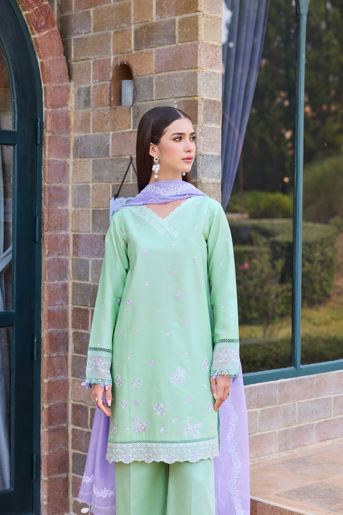 Farasha | Sorine Summer 26 | Aqua Cloud - by Libasekhas UK - Registered Vendor of : Farasha - 100% Original Designer Dress
