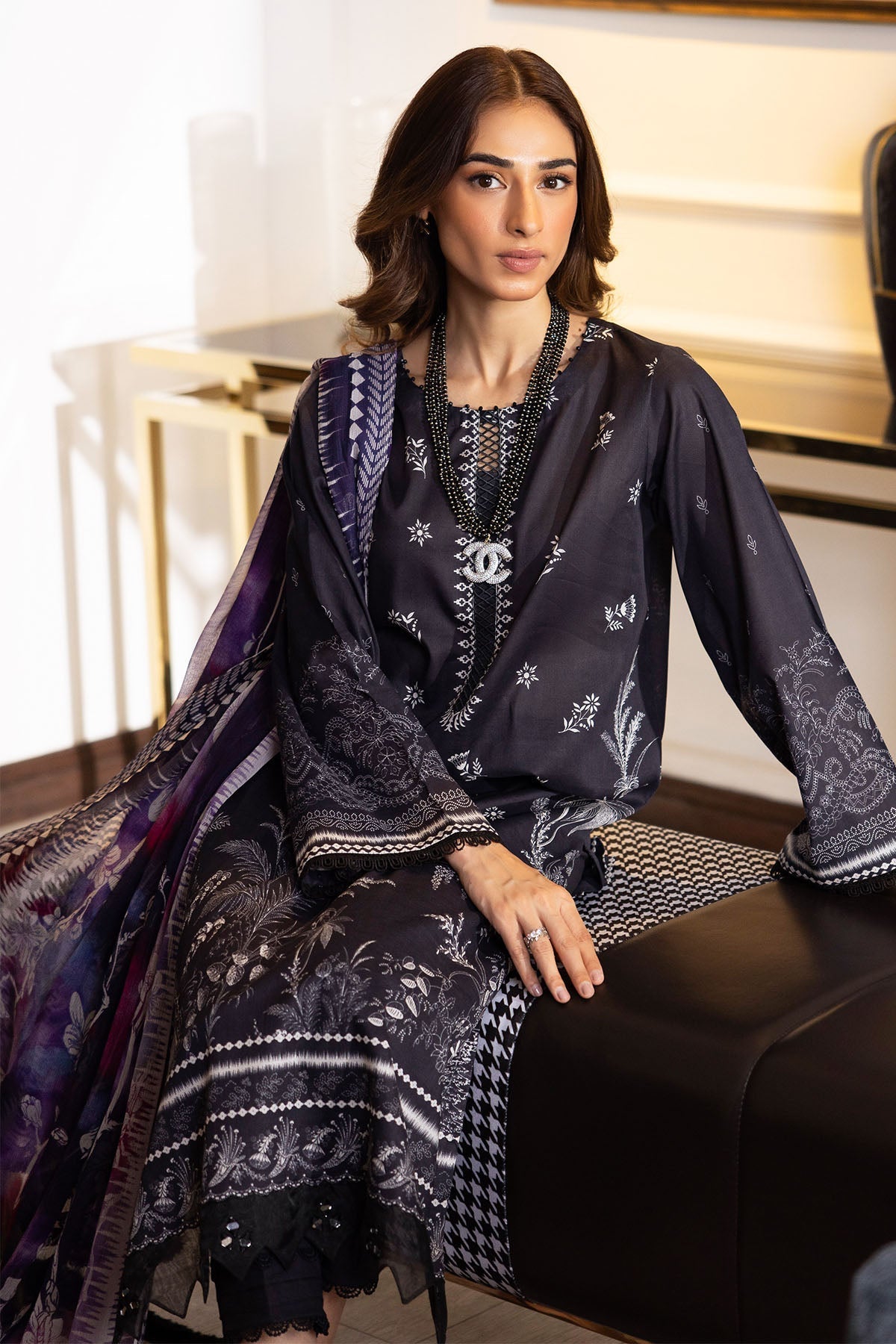 Nureh | Printed lawn 25 | SP-118 - by - Libasekhas UK - Registered Vendor of : Nureh - 100% Original Designer Dresss