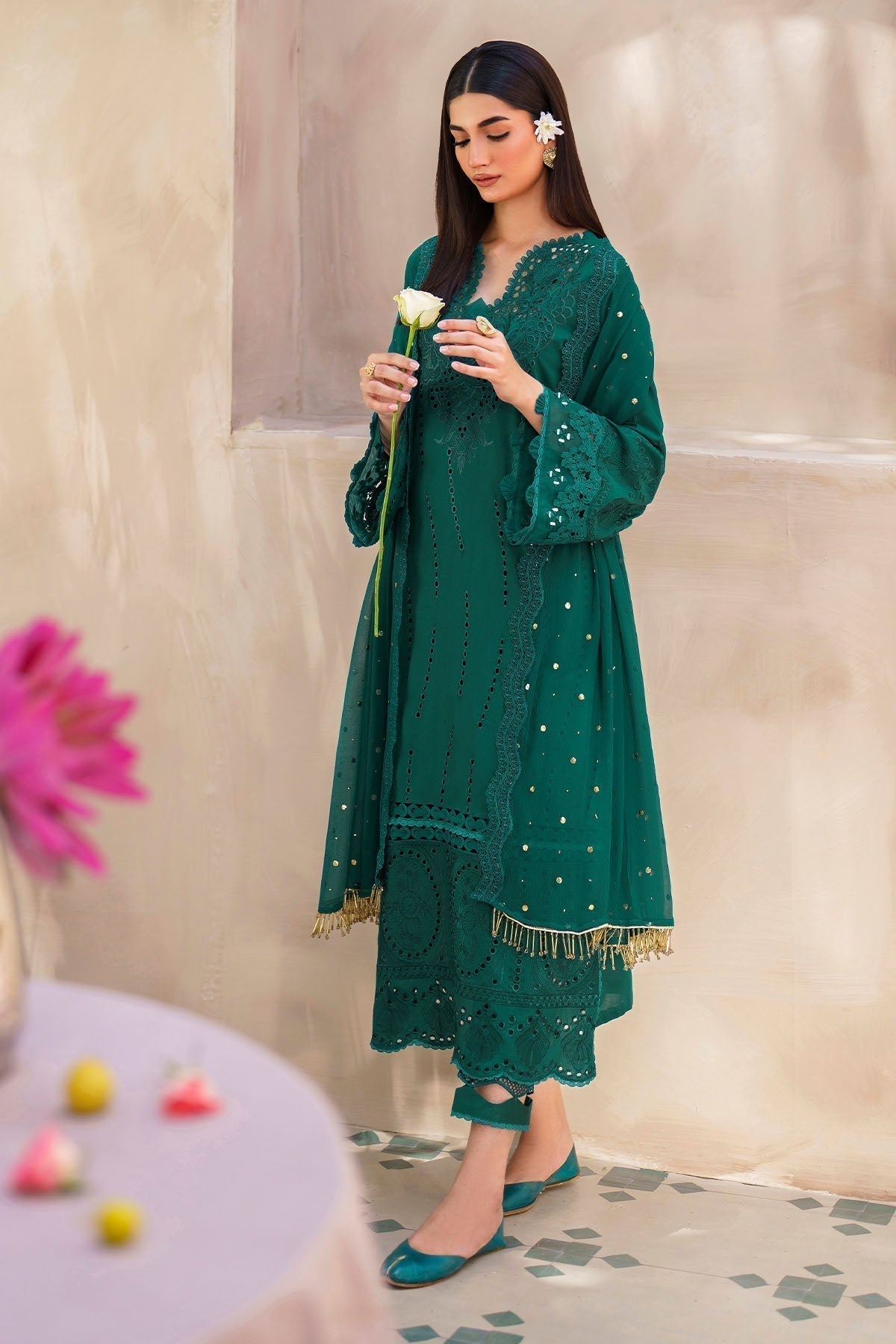 Nureh | Bazaar Lawn | NS-135 - by - Libasekhas UK - Registered Vendor of : Nureh - 100% Original Designer Dresss