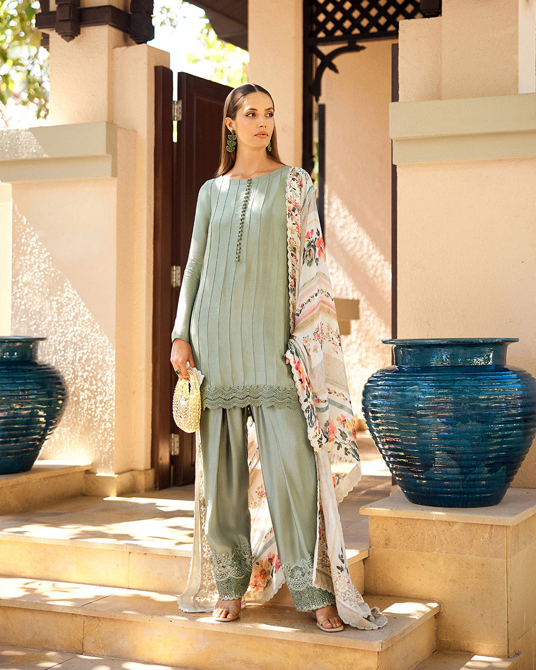 Faiza Saqlain | Carmela Luxury Pret | Arnett - by - Libasekhas UK - Registered Vendor of : Libasekhas - 100% Original Designer Dresss