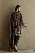 Mina Hasan | Signature Pret | Baroque In Black - by Libasekhas - Registered Vendor of : Mina Hasan - 100% Original Designer Dress