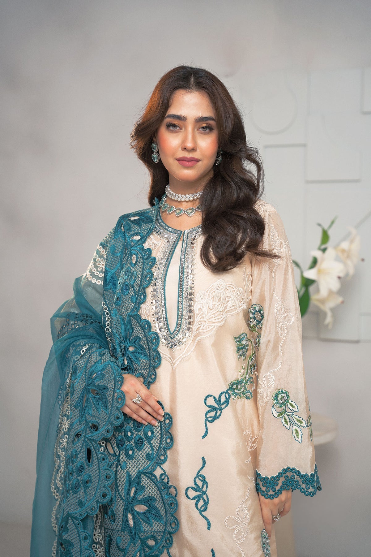 Fozia Khalid | Dilkash Festive Wear 25 | Rameen - by Libasekhas UK - Registered Vendor of : Fozia Khalid - 100% Original Designer Dress