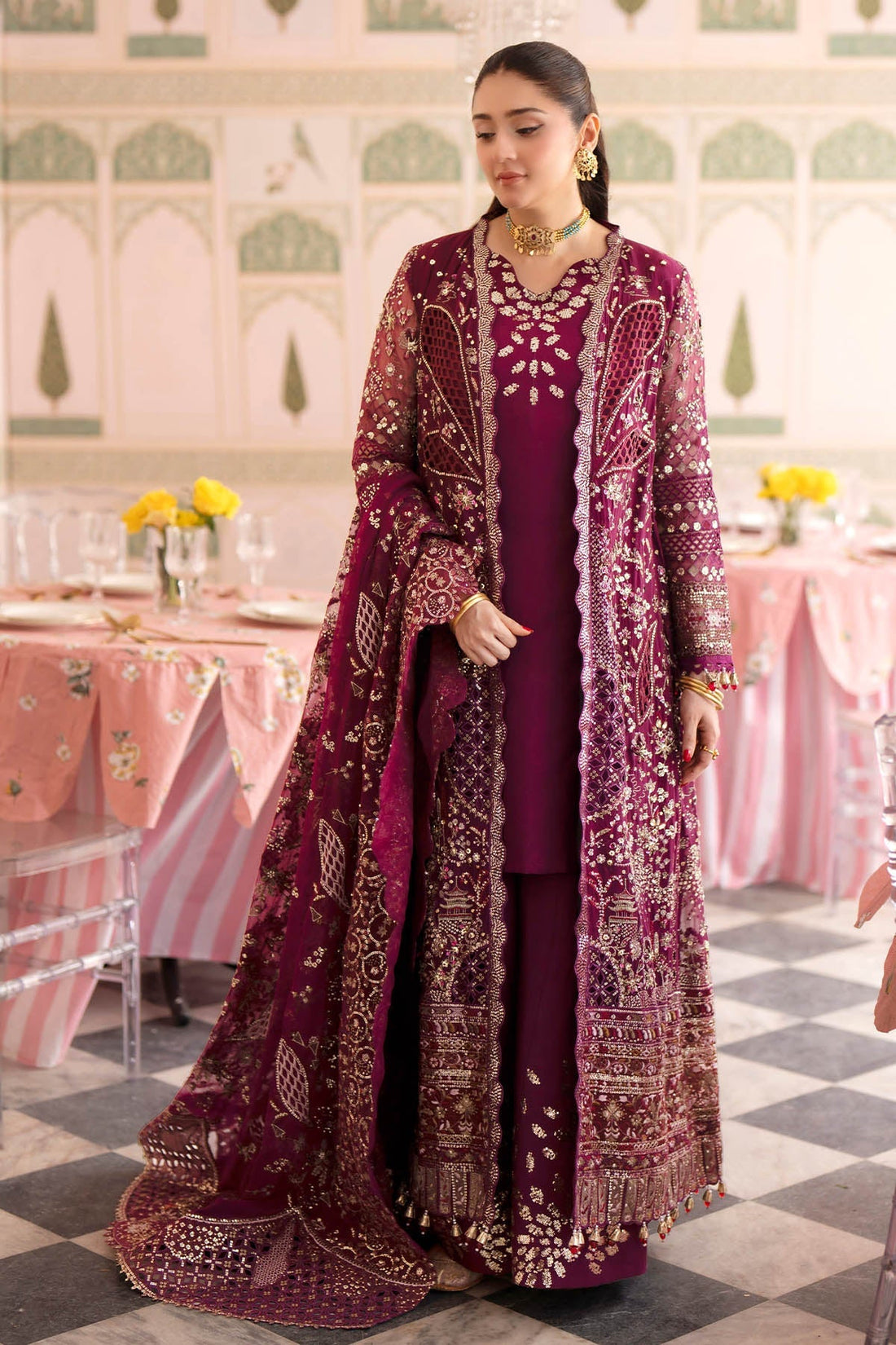 Nureh | Jhoomro Formals |NL-97 Nur - by Libasekhas UK - Registered Vendor of : Nureh - 100% Original Designer Dress