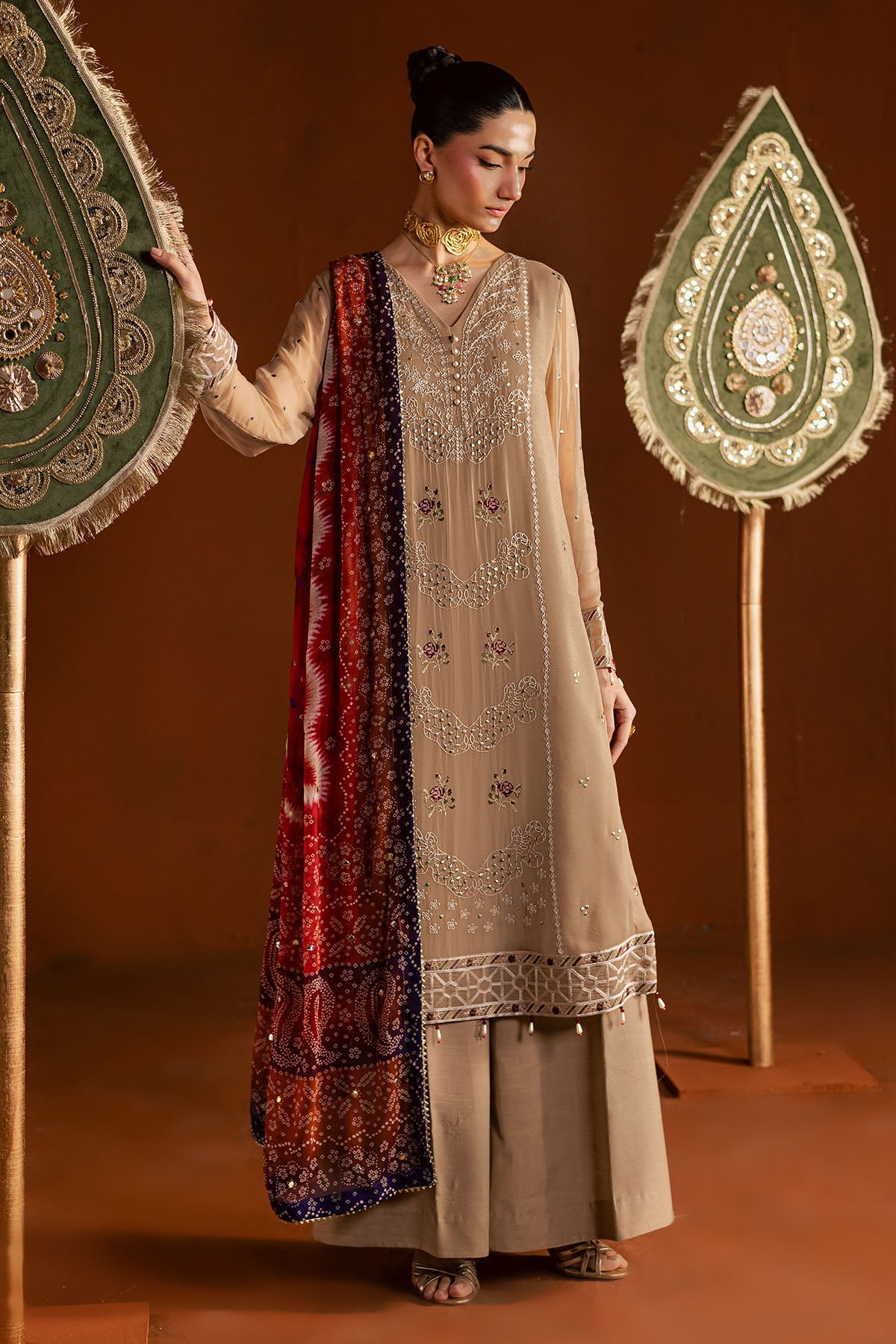 Nureh | Mukeshkari Formals | MK-22 - by Libasekhas UK - Registered Vendor of : Nureh - 100% Original Designer Dress