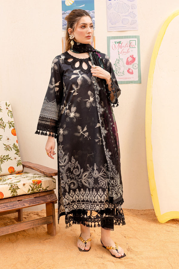 Nureh | Gardenia Lawn 25 |NSG-185 - by - Libasekhas UK - Registered Vendor of : Nureh - 100% Original Designer Dresss