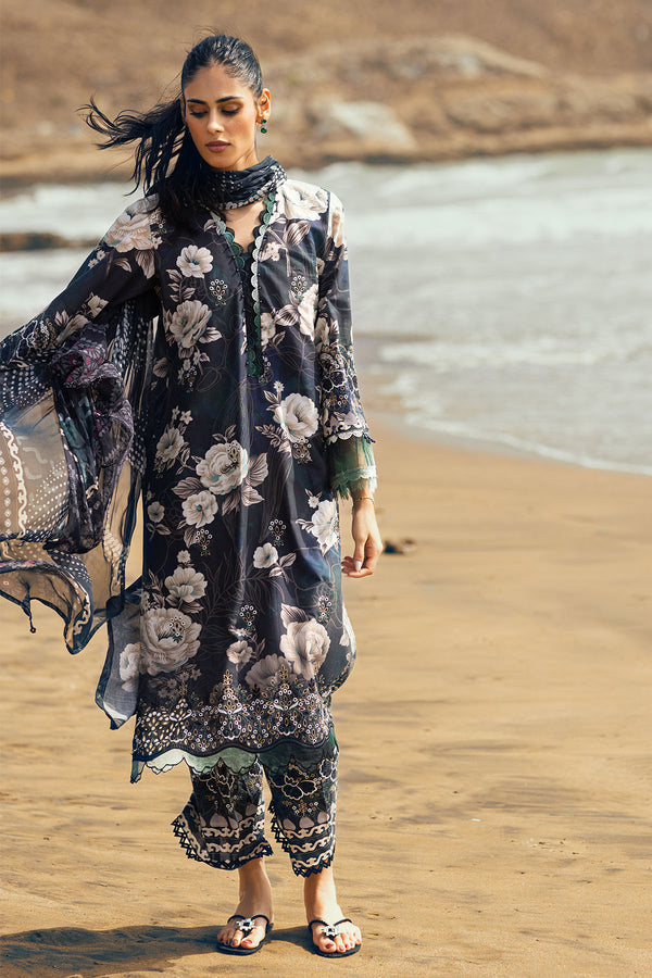 Nureh | Gardenia Lawn 24 | N-04 - by - Libasekhas UK - Registered Vendor of : Nureh - 100% Original Designer Dresss