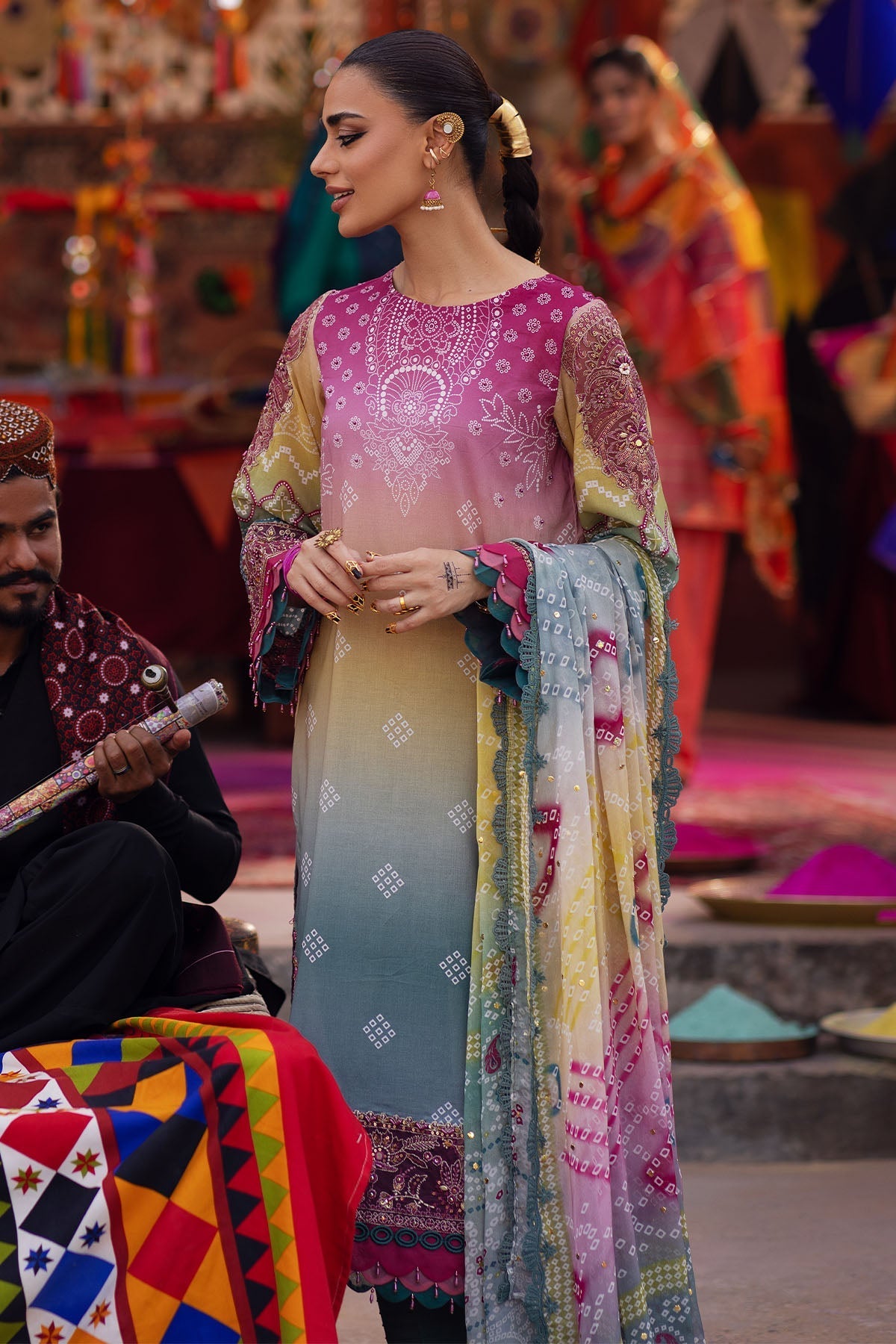 Nureh | Bazaar Lawn | NS-134 - by - Libasekhas UK - Registered Vendor of : Nureh - 100% Original Designer Dresss