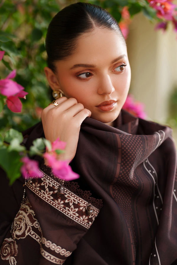 Farasha | Meline Premium Viscose 25 | Autumn Rose - by Libasekhas UK - Registered Vendor of : Farasha - 100% Original Designer Dress