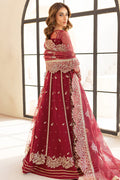 Farasha | Lu Zella Premium Formals 25 | Carmine Allure - by Libasekhas UK - Registered Vendor of : Farasha - 100% Original Designer Dress