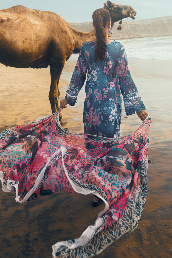 Nureh | Gardenia Lawn 24 | N-03 - by - Libasekhas UK - Registered Vendor of : Nureh - 100% Original Designer Dresss