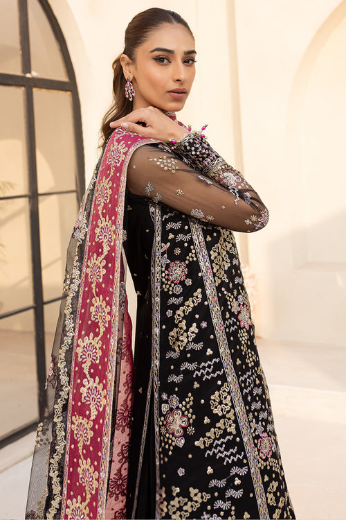 Farasha | Lu Zella Premium Formals 25 | Stardust Noir - by Libasekhas UK - Registered Vendor of : Farasha - 100% Original Designer Dress
