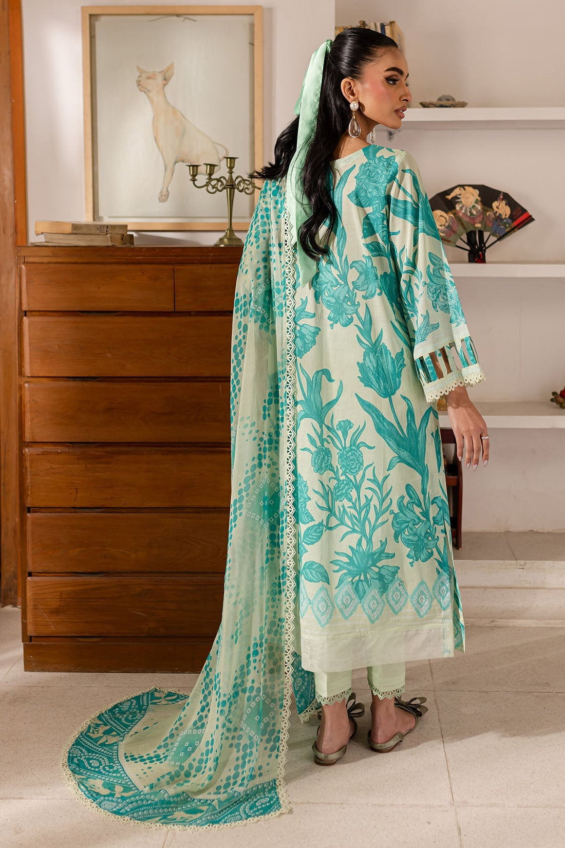 Nureh | Printed Lawn 25 | SP-143 - by - Libasekhas UK - Registered Vendor of : Nureh - 100% Original Designer Dresss