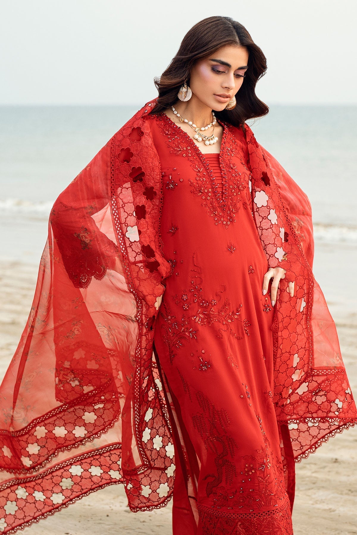 Nureh | Khuwab Luxury Lawn | NE-147 - by - Libasekhas UK - Registered Vendor of : Nureh - 100% Original Designer Dresss