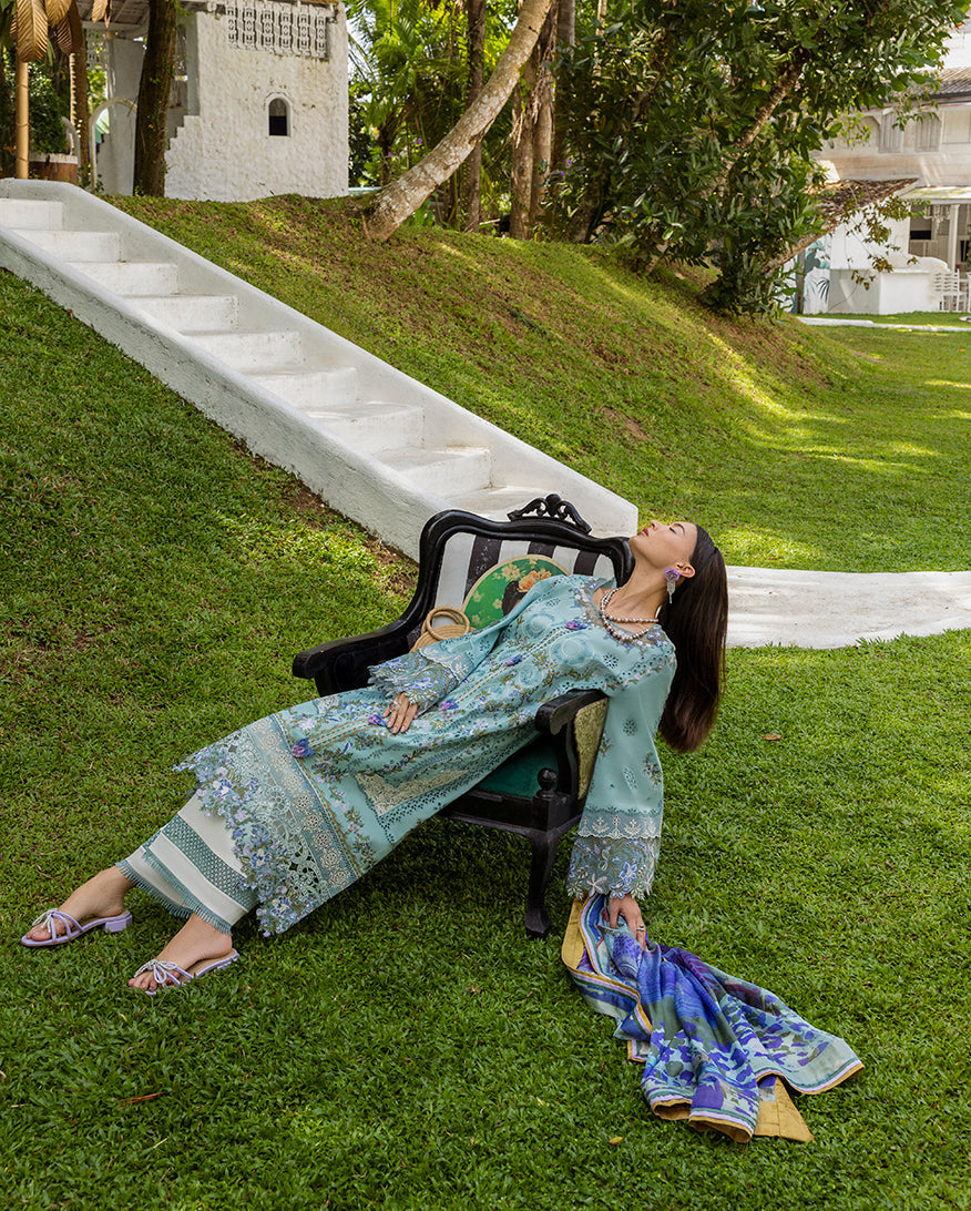 Esmel | Mon Tresor Luxe Lawn 26 | Memento Vivere - by Libasekhas UK - Registered Vendor of : Esmel - 100% Original Designer Dress