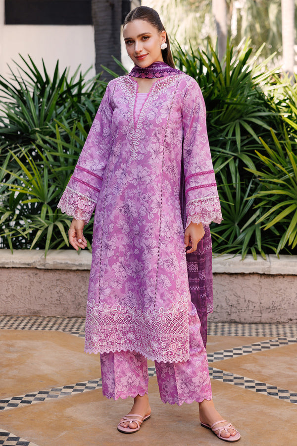 Farasha | Printed Essentials | Lavender Rush - by - Libasekhas UK - Registered Vendor of : Farasha - 100% Original Designer Dresss