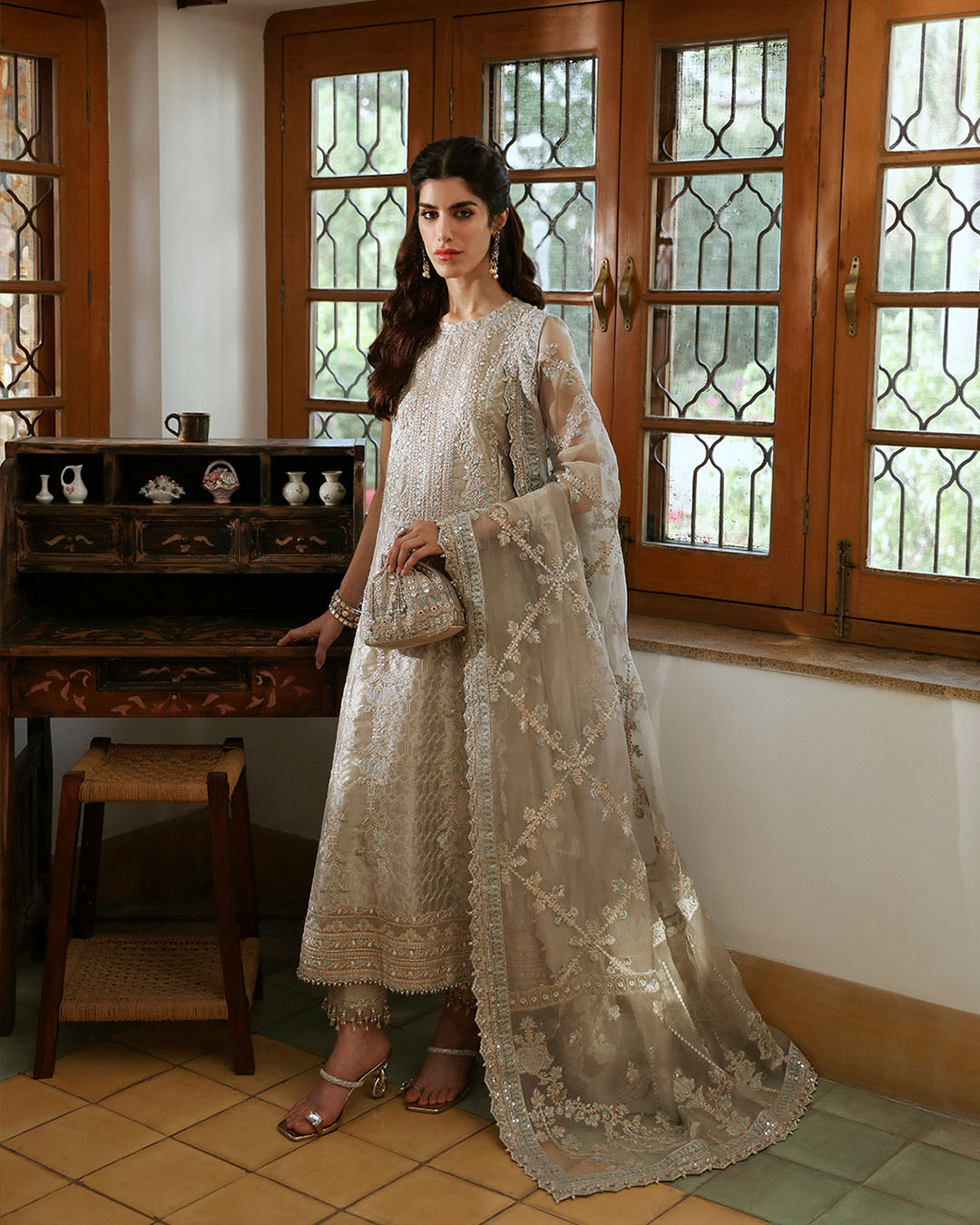 Faiza Saqlain | Mehermah Luxe Formals | Damaris - by - Libasekhas UK - Registered Vendor of : Faiza Saqlain - 100% Original Designer Dresss