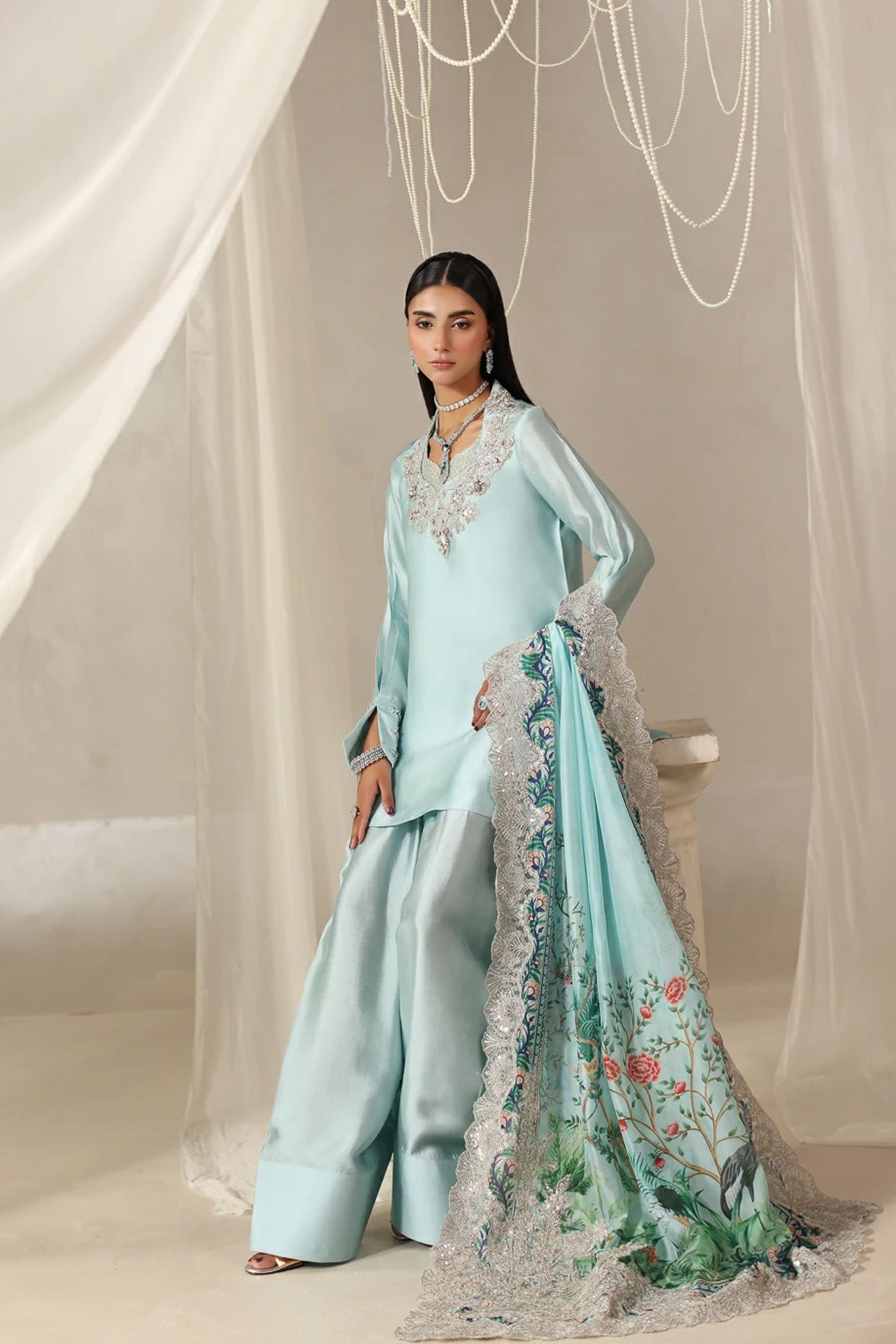 Musferah Saad | Into Twilight | Moonlit Whisper - by Libasekhas UK - Registered Vendor of : Musferah Saad - 100% Original Designer Dress
