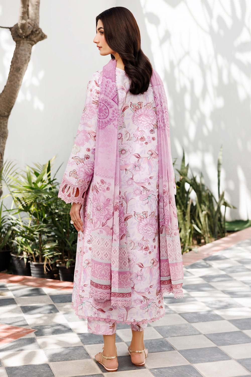 Farasha | Printed Essentials | Pearl Blush - by Libasekhas UK - Registered Vendor of : Farasha - 100% Original Designer Dress