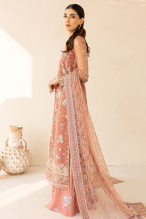 Farasha | Lu Zella Premium Formals 25 | Vintage Rose - by Libasekhas UK - Registered Vendor of : Farasha - 100% Original Designer Dress
