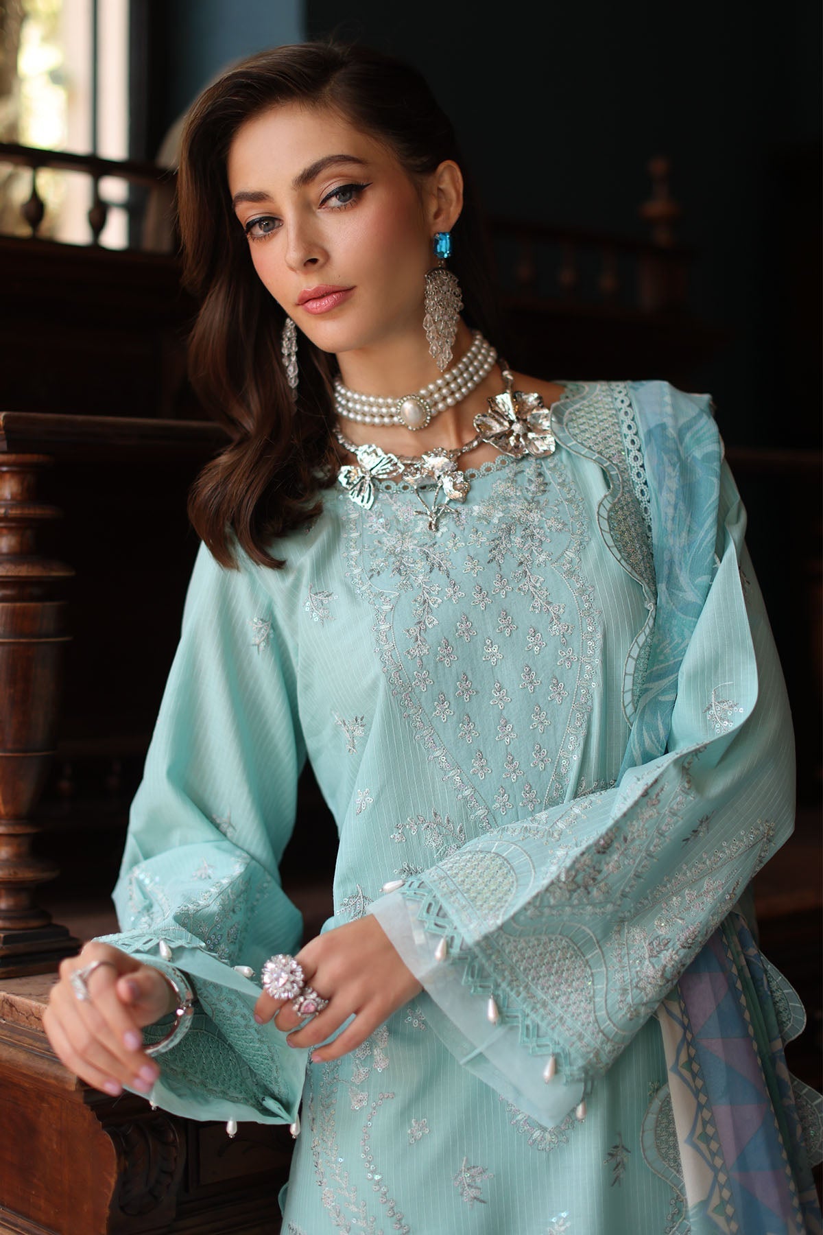 Nureh | Maya Lawn | NS-156 - by - Libasekhas UK - Registered Vendor of : Nureh - 100% Original Designer Dresss