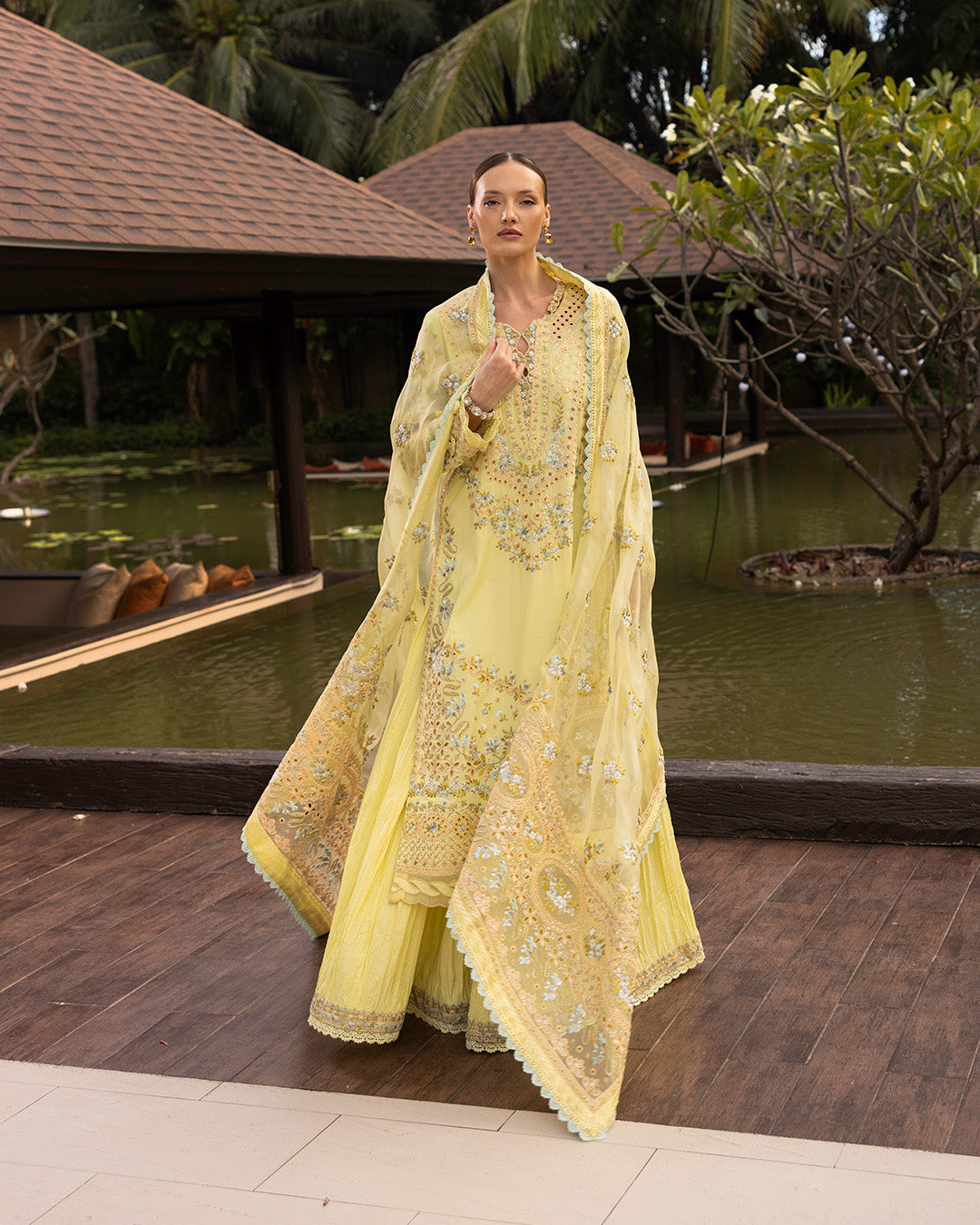 Faiza Saqlain | Zinnia Lawn 25 | Azalea - by - Libasekhas UK - Registered Vendor of : Faiza Saqlain - 100% Original Designer Dresss