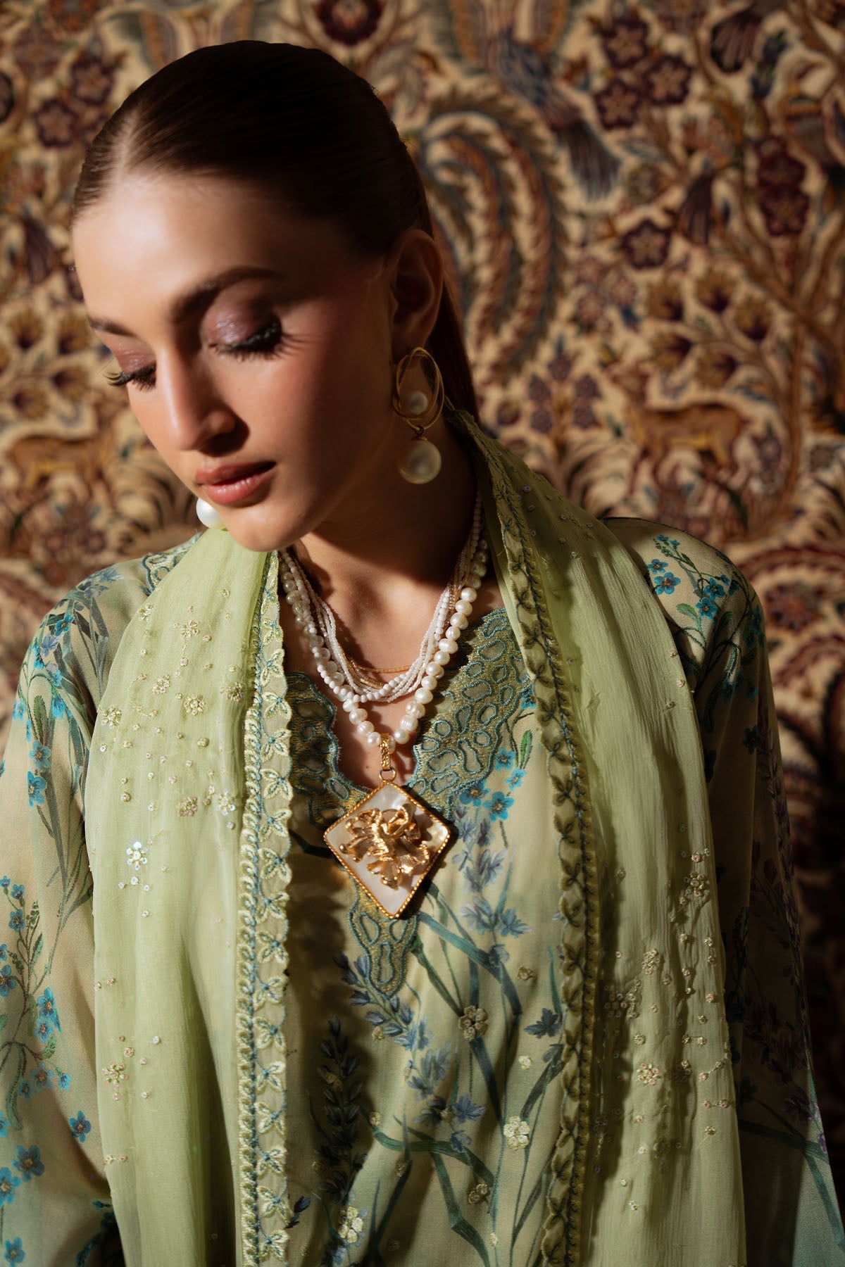 Nureh | Swiss Lawn | NS-161 - by Libasekhas UK - Registered Vendor of : Nureh - 100% Original Designer Dress