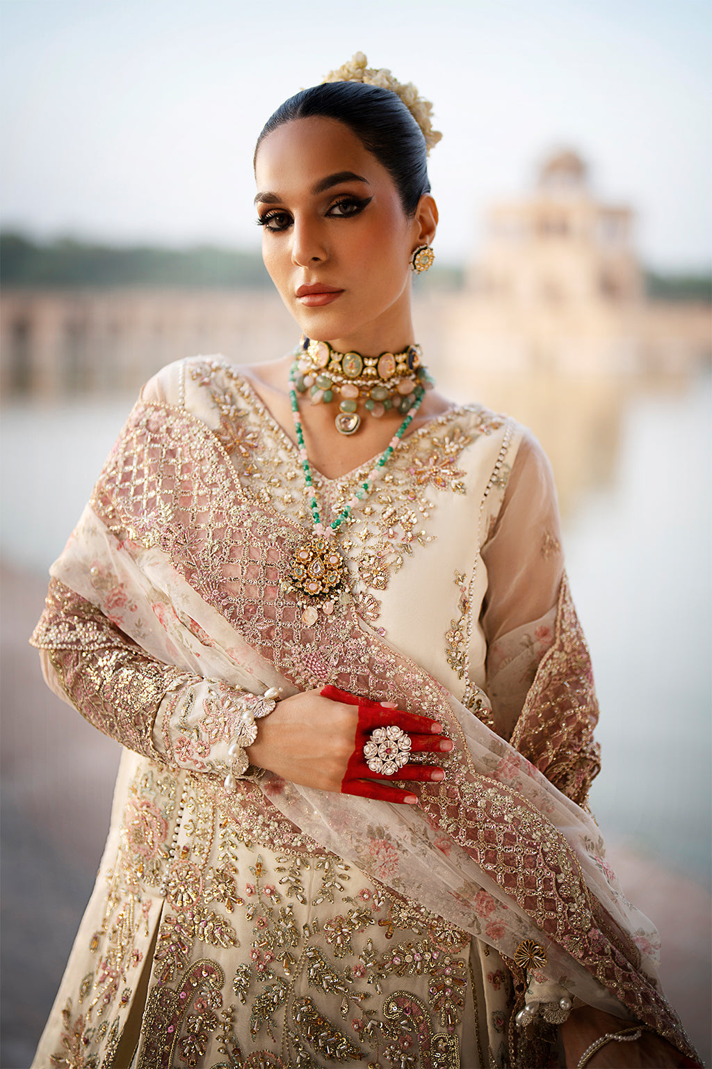 AJR Couture | Luxury Formals 24 | Dove - by - Libasekhas UK - Registered Vendor of : AJR Couture - 100% Original Designer Dresss