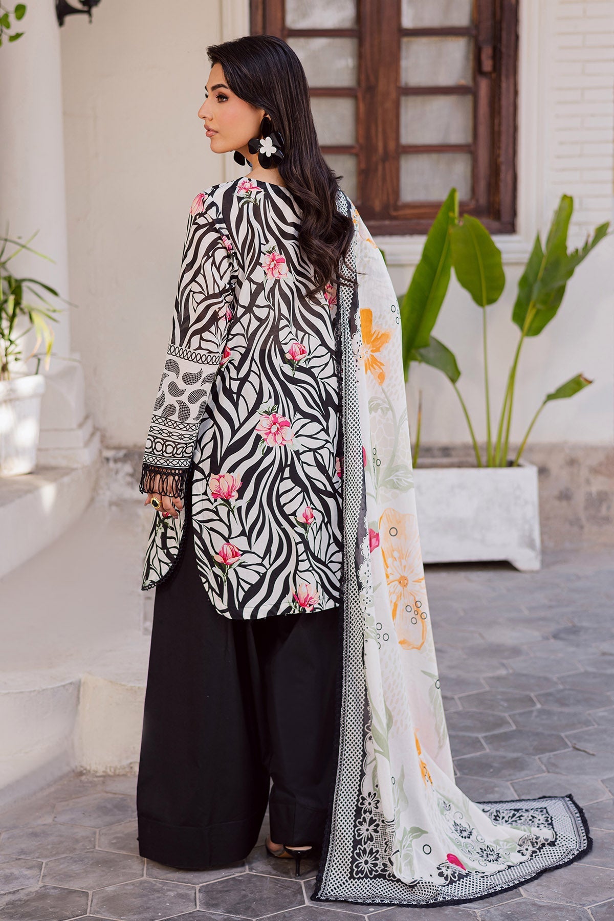 Nureh | Rania Prints | NR-08 - by Libasekhas UK - Registered Vendor of : Nureh - 100% Original Designer Dress