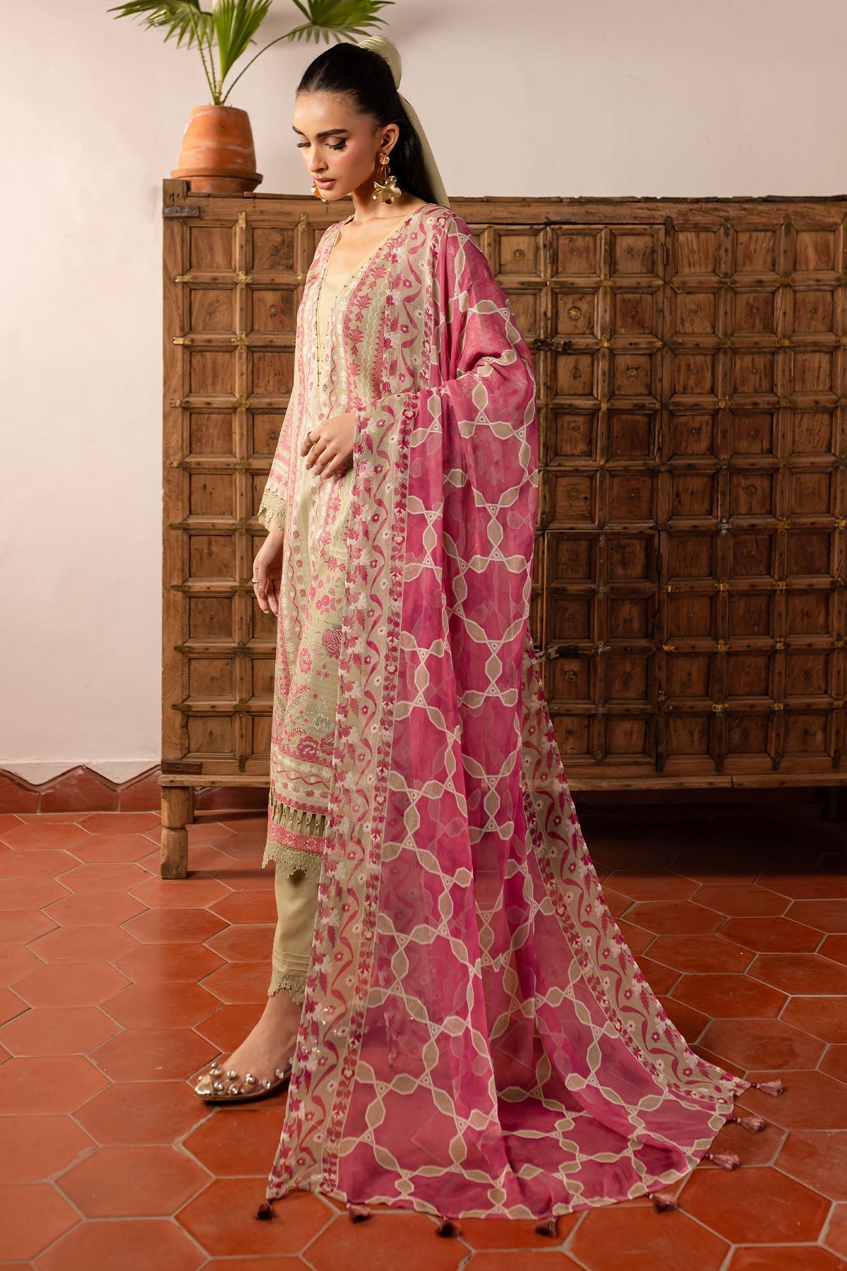 Nureh | Printed lawn 25 | SP-141 - by - Libasekhas UK - Registered Vendor of : Nureh - 100% Original Designer Dresss