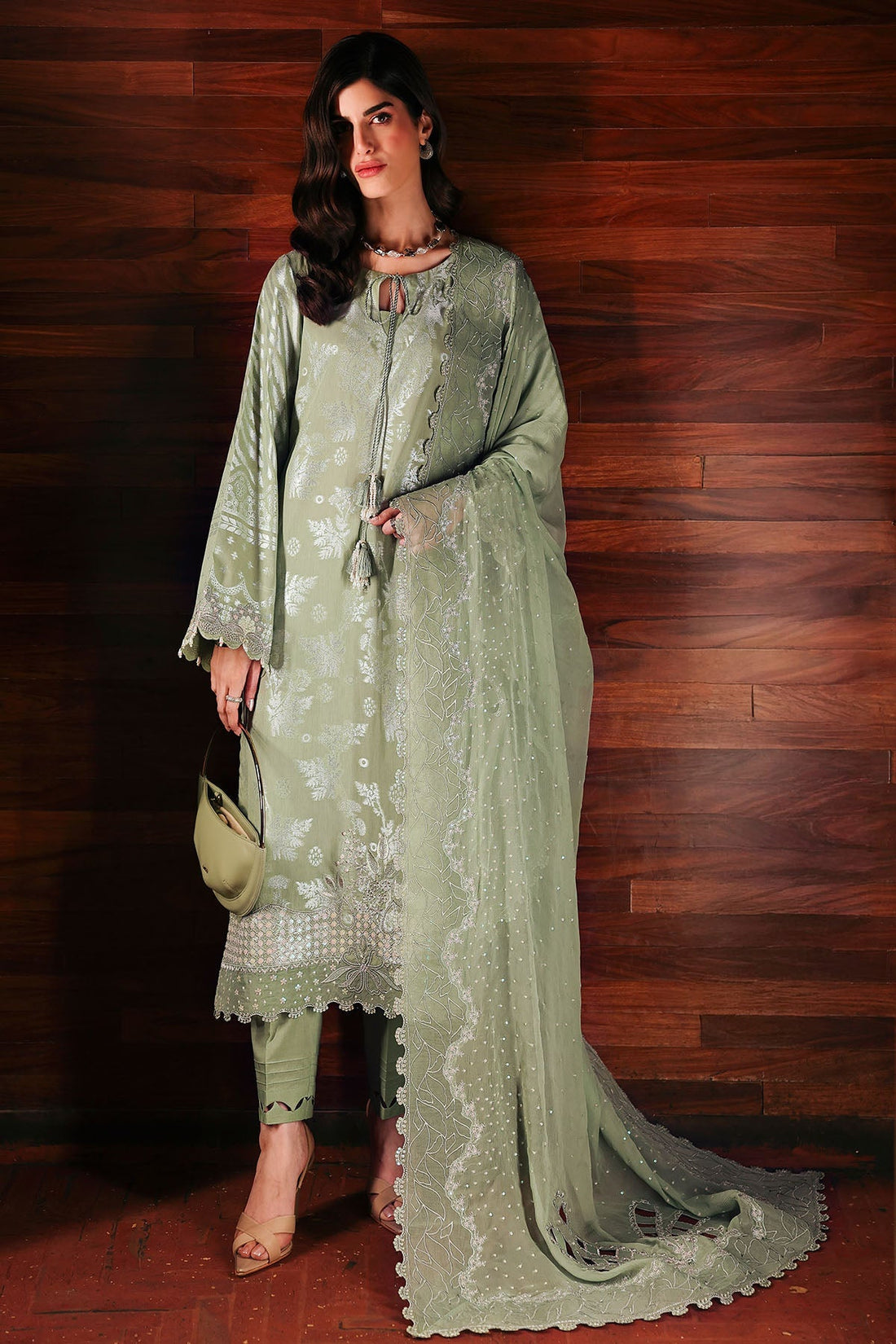 Nureh | Exclusive Jacquard | NE-226 - by Libasekhas UK - Registered Vendor of : Nureh - 100% Original Designer Dress