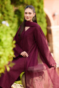 Farasha | Sorine Summer 26 | Autumn Maroon - by Libasekhas UK - Registered Vendor of : Farasha - 100% Original Designer Dress