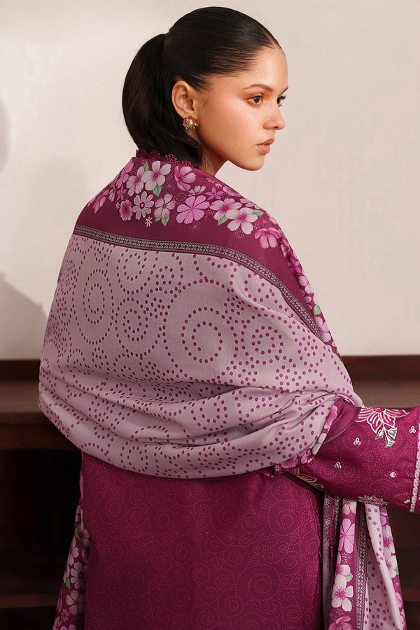 Farasha | Meline Premium Viscose 25 | Berry Blush - by Libasekhas UK - Registered Vendor of : Farasha - 100% Original Designer Dress