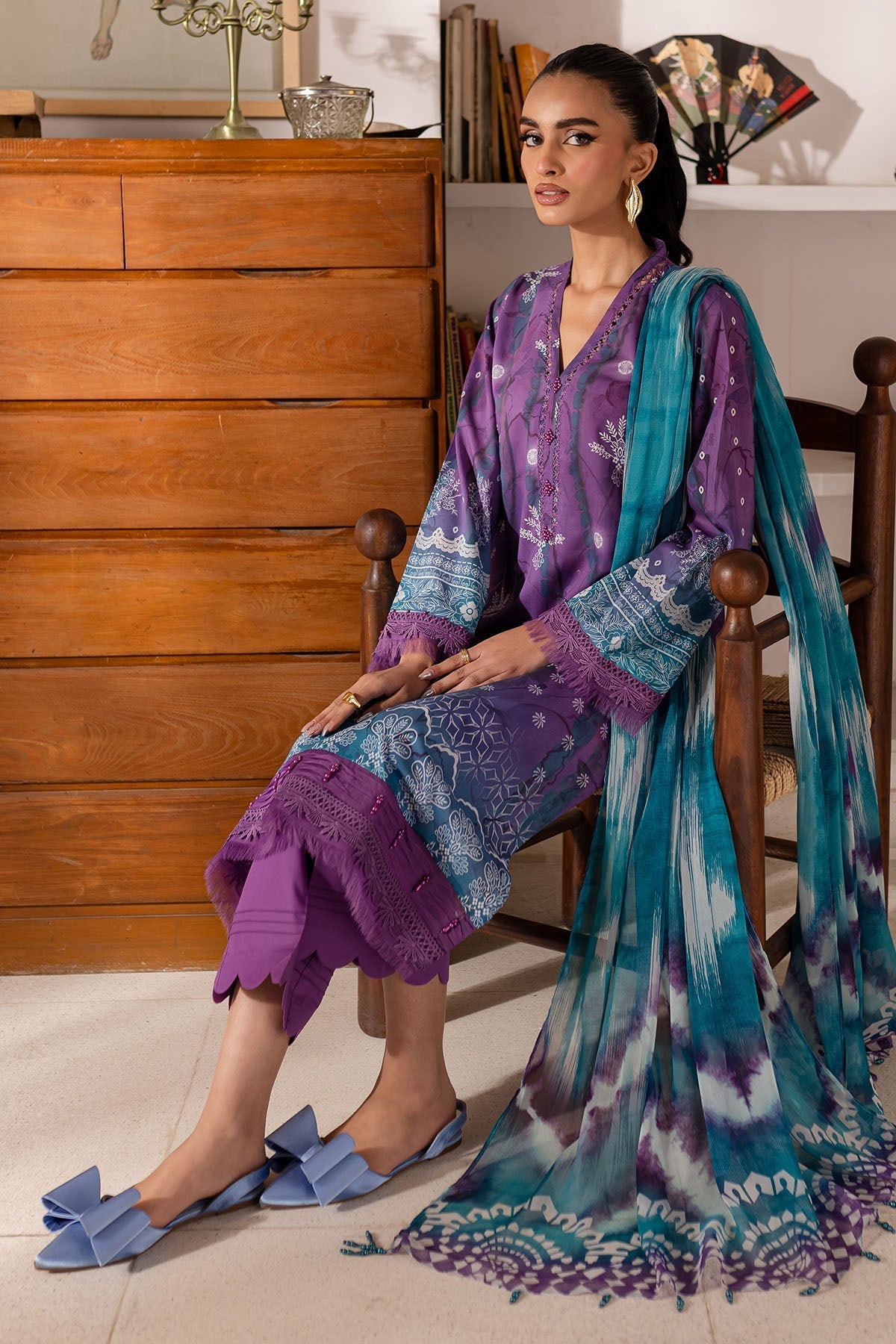 Nureh | Printed Lawn 25 | SP-149 - by - Libasekhas UK - Registered Vendor of : Nureh - 100% Original Designer Dresss