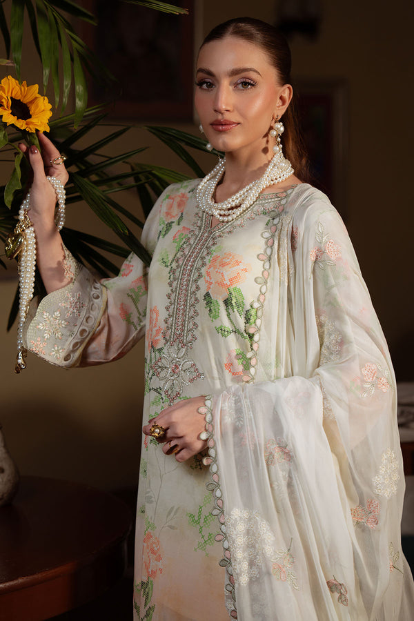 Nureh | Swiss Lawn | NS-163 - by Libasekhas UK - Registered Vendor of : Nureh - 100% Original Designer Dress