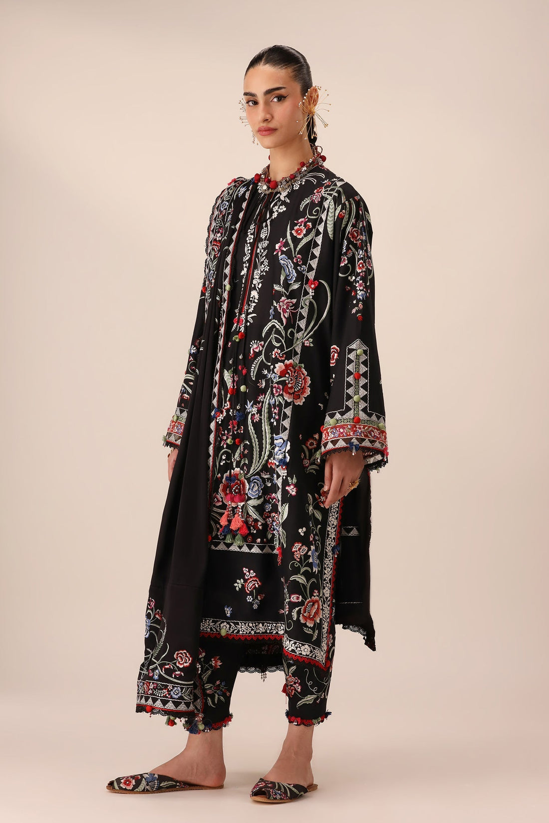 Elan | Stitched Pret 26 | ZABAR (EL26-01 A ST) - by Libasekhas UK - Registered Vendor of : Elan - 100% Original Designer Dress