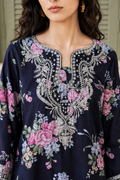 Saad Shaikh | Ease Fall Edit 26 | D-09 Co-ord Set Black and Pink - by Libasekhas UK - Registered Vendor of : Saad Shaikh - 100% Original Designer Dress