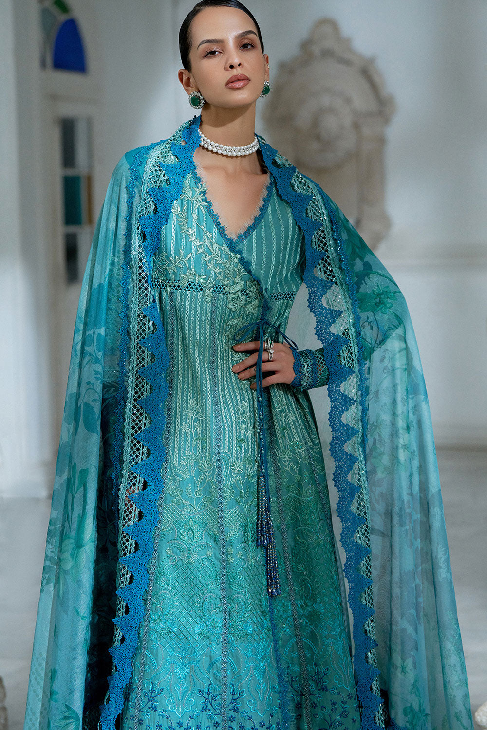 Sobia Nazir | Luxury Lawn Eid 26 | 6A - by Libasekhas UK - Registered Vendor of : Sobia Nazir - 100% Original Designer Dress