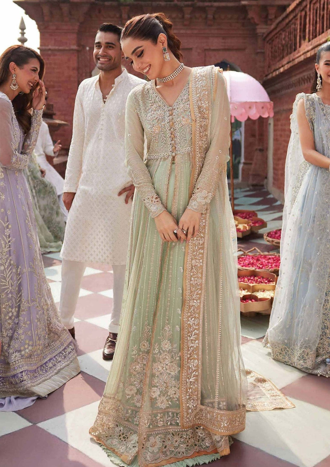Mushq | Izhar Luxury Formals | Izhar - MCH#03 - Shahana - by Libasekhas - Registered Vendor of : Mushq - 100% Original Designer Dress