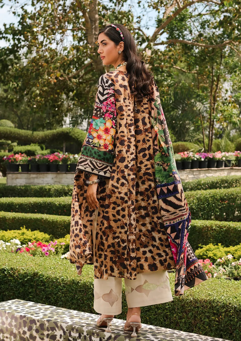 Elaf Premium | Printed Collection 24 | EEP-06A - Menagerie - by - Libasekhas UK - Registered Vendor of : Elaf Premium - 100% Original Designer Dresss